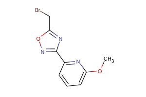 5-(bromomethyl)-3-(6-methoxypyridin-2-yl)-1,2,4-oxadiazole