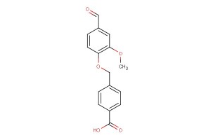 4-((4-formyl-2-methoxyphenoxy)methyl)benzoic acid
