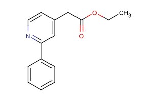 ethyl 2-(2-phenylpyridin-4-yl)acetate