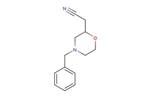 2-(4-benzylmorpholin-2-yl)acetonitrile