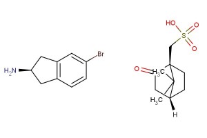 (R)-5-bromo-2,3-dihydro-1H-inden-2-amine ((1S,4R)-7,7-Dimethyl-2-oxobicyclo[2.2.1]heptan-1-yl)methanesulfonic acid