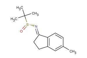 (R,E)-2-methyl-N-(5-methyl-2,3-dihydro-1H-inden-1-ylidene)propane-2-sulfinamide