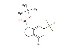 tert-butyl 4-bromo-6-(trifluoromethyl)indoline-1-carboxylate