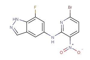 N-(6-bromo-3-nitropyridin-2-yl)-7-fluoro-1H-indazol-5-amine