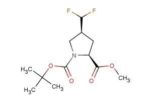 1-tert-butyl 2-methyl (2S,4S)-4-(difluoromethyl)pyrrolidine-1,2-dicarboxylate