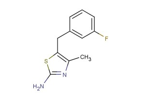 5-(3-fluorobenzyl)-4-methylthiazol-2-amine