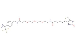 Biotin-PEG3-CONH-Ph-CF3-diazirine