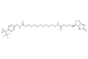 Biotin-PEG3-CONH-Ph-CF3-diazirine