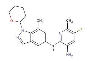 5-fluoro-6-methyl-N2-(7-methyl-1-(tetrahydro-2H-pyran-2-yl)-1H-indazol-5-yl)pyridine-2,3-diamine
