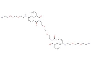 2,2'-((ethane-1,2-diylbis(oxy))bis(ethane-2,1-diyl))bis(6-((2-(2-(2-aminoethoxy)ethoxy)ethyl)amino)-1H-benzo[de]isoquinoline-1,3(2H)-dione)