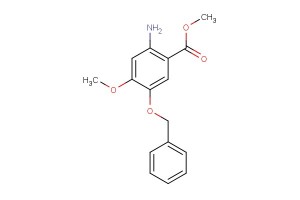 methyl 2-amino-4-methoxy-5-(phenylmethoxy)benzoate