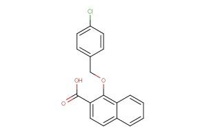 1-((4-chlorobenzyl)oxy)-2-naphthoic acid