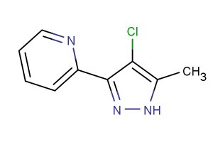 2-(4-chloro-5-methyl-1H-pyrazol-3-yl)pyridine