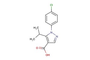 1-(4-chlorophenyl)-5-isopropyl-1H-pyrazole-4-carboxylic acid
