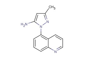 3-methyl-1-(5-quinolinyl)-1H-pyrazol-5-mine