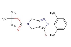tert-butyl 3-bromo-2-(2,6-dimethylphenyl)-2,6-dihydropyrrolo[3,4-c]pyrazole-5(4H)-carboxylate