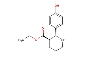 ethyl (2S,3R)-2-(4-hydroxyphenyl)piperidine-3-carboxylate