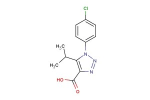 1-(4-chlorophenyl)-5-isopropyl-1H-1,2,3-triazole-4-carboxylic acid