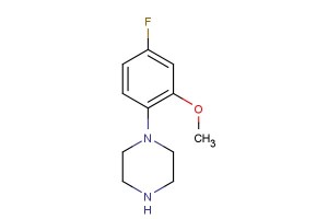 1-(4-fluoro-2-methoxyphenyl)piperazine