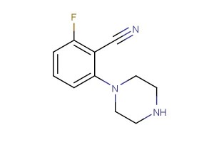 2-fluoro-6-(piperazin-1-yl)benzonitrile