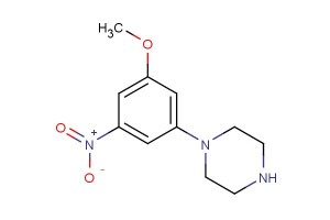 1-(3-methoxy-5-nitrophenyl)piperazine