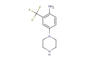 4-(piperazin-1-yl)-2-(trifluoromethyl)aniline