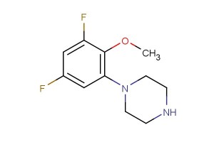 1-(3,5-difluoro-2-methoxyphenyl)piperazine