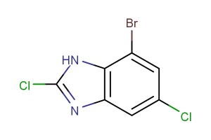 7-bromo-2,5-dichloro-1H-benzo[d]imidazole