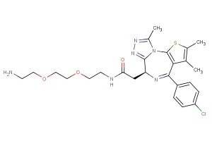 (S)-N-(2-(2-(2-aminoethoxy)ethoxy)ethyl)-2-(4-(4-chlorophenyl)-2,3,9-trimethyl-6H-thieno[3,2-f][1,2,4]triazolo[4,3-a][1,4]diazepin-6-yl)acetamide