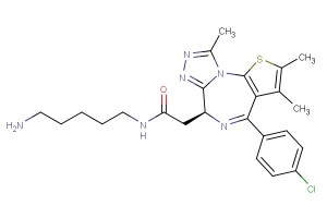 (S)-N-(5-aminopentyl)-2-(4-(4-chlorophenyl)-2,3,9-trimethyl-6H-thieno[3,2-f][1,2,4]triazolo[4,3-a][1,4]diazepin-6-yl)acetamide