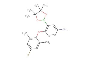 4-(4-fluoro-2,6-dimethylphenoxy)-3-(4,4,5,5-tetramethyl-1,3,2-dioxaborolan-2-yl)aniline