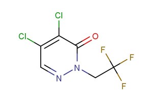 4,5-dichloro-2-(2,2,2-trifluoroethyl)pyridazin-3(2H)-one