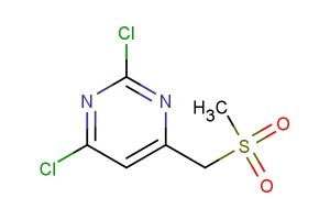 2,4-dichloro-6-((methylsulfonyl)methyl)pyrimidine