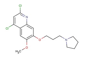 2,4-dichloro-6-methoxy-7-(3-(pyrrolidin-1-yl)propoxy)quinoline