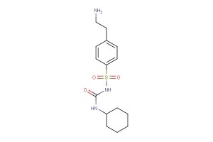 4-(2-aminoethyl)-N-(cyclohexylcarbamoyl)benzenesulfonamide