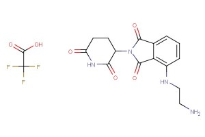 4-((2-aminoethyl)amino)-2-(2,6-dioxopiperidin-3-yl)isoindoline-1,3-dione 2,2,2-trifluoroacetate