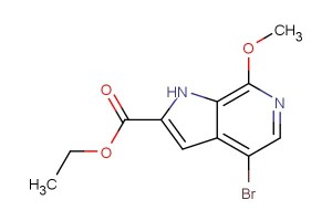 ethyl 4-bromo-7-methoxy-1H-pyrrolo[2,3-c]pyridine-2-carboxylate