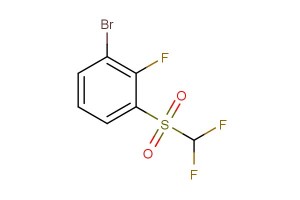 1-bromo-3-((difluoromethyl)sulfonyl)-2-fluorobenzene