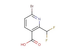 6-bromo-2-(difluoromethyl)nicotinic acid