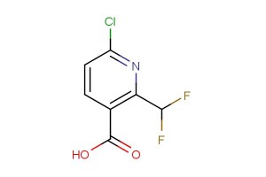 6-chloro-2-(difluoromethyl)nicotinic acid