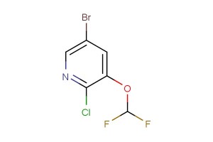 5-bromo-2-chloro-3-(difluoromethoxy)pyridine