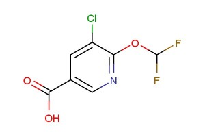 5-chloro-6-(difluoromethoxy)nicotinic acid