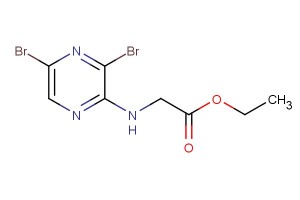 ethyl 2-((3,5-dibromopyrazin-2-yl)amino)acetate