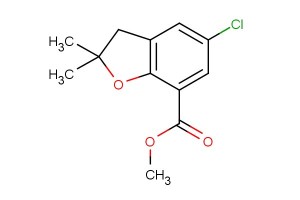 methyl 5-chloro-2,2-dimethyl-2,3-dihydrobenzofuran-7-carboxylate